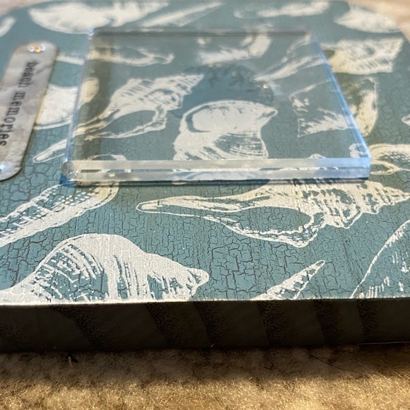 Mud Pie Blue and White Beach Memories Picture Frame - Picture 7 of 13